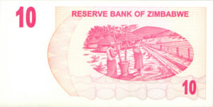Zimbabwe, 10 Dollar, P39, RBZ B30a