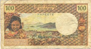 Tahiti, 100 Franc, P24b