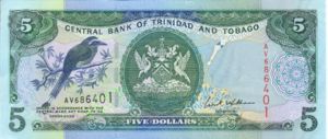 Trinidad and Tobago, 5 Dollar, P42b