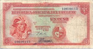 Uruguay, 1 Peso, P28a