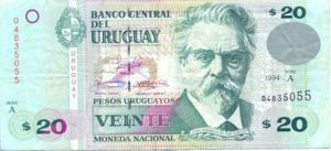 Uruguay, 20 Peso Uruguayo, P74a