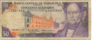 Venezuela, 50 Bolivar, P54d