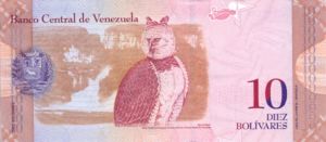 Venezuela, 10 Bolivar, P90b, B360b