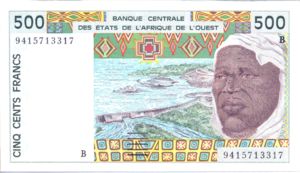 West African States, 500 Franc, P210Be