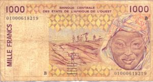 West African States, 1,000 Franc, P211Bl