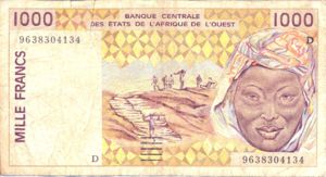 West African States, 1,000 Franc, P411Df