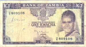 Zambia, 1 Kwacha, P10a