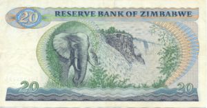 Zimbabwe, 20 Dollar, P4c