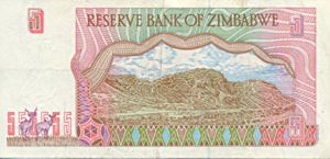 Zimbabwe, 5 Dollar, P5a