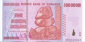 Zimbabwe, 5,000,000,000 Dollar, P84