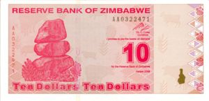 Zimbabwe, 10 Dollar, P94
