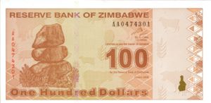 Zimbabwe, 100 Dollar, P97