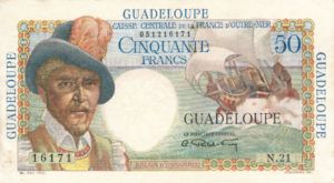 Guadeloupe, 50 Franc, P34