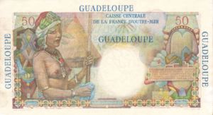 Guadeloupe, 50 Franc, P34