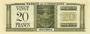 New Caledonia, 20 Franc, P49