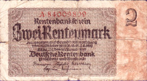 Germany, 2 Rentenmark, P174b