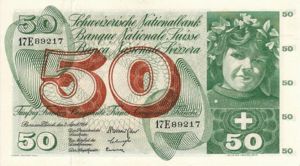 Switzerland, 50 Franc, P48d Sign.39