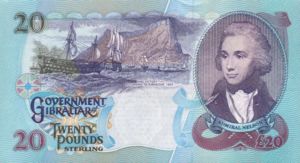 Gibraltar, 20 Pound, P27a