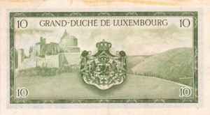 Luxembourg, 10 Franc, P48a Sign.2