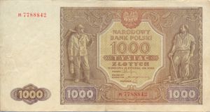 Poland, 1,000 Zloty, P122