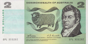 Australia, 2 Dollar, P38c
