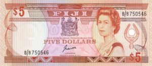 Fiji Islands, 5 Dollar, P91a