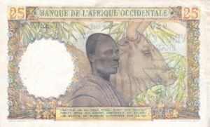 French West Africa, 25 Franc, P38