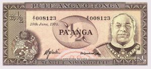 Tonga, 1/2 PaAnga, P18ar, B119az