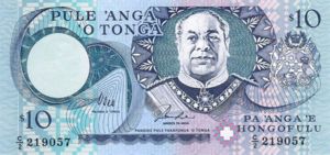 Tonga, 10 PaAnga, P34a
