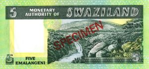 Swaziland, 5 Lilangeni, CS1