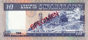 Swaziland, 10 Lilangeni, P10s2