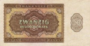 Germany - Democratic Republic, 20 Deutsche Mark, P13b PN140