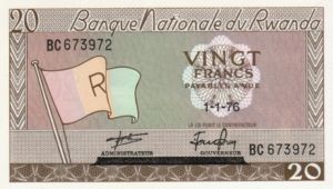 Rwanda, 20 Franc, P6e