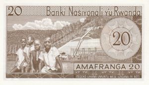 Rwanda, 20 Franc, P6e