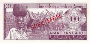 Rwanda, 100 Franc, P8s1