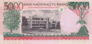 Rwanda, 5,000 Franc, P28a