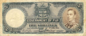 Fiji Islands, 5 Shilling, P37k