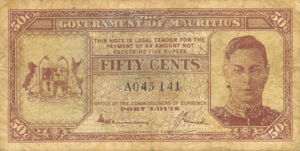 Mauritius, 50 Cent, P25a
