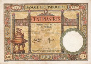 French Indochina, 100 Piastre, P51d
