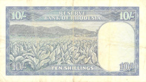 Rhodesia, 10 Shilling, P27 v2