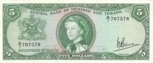 Trinidad and Tobago, 5 Dollar, P27c