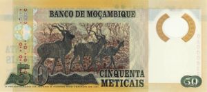 Mozambique, 50 Meticais, P144New