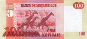 Mozambique, 100 Meticais, P145a