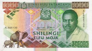 Tanzania, 1,000 Shilingi, P22