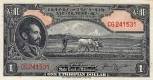Ethiopia, 1 Dollar, P12b