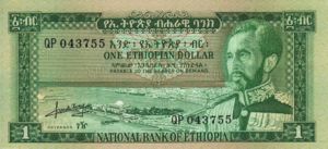 Ethiopia, 1 Dollar, P25a