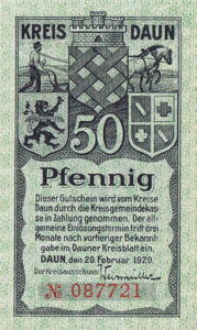 Germany, 50 Pfennig, D7.1b