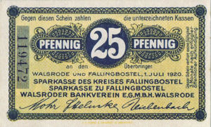 Germany, 25 Pfennig, F5.3a