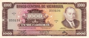 Nicaragua, 1,000 Cordoba, P128a