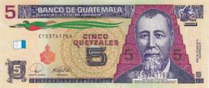 Guatemala, 5 Quetzal, P116